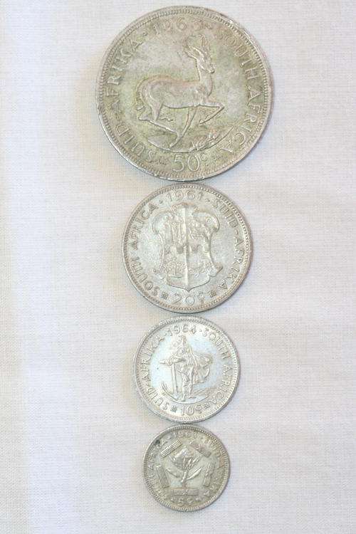 SCARCE, OLD SOUTH AFRICA SILVER COINS!!! GREAT CONDITION... GET THEM NOW, WILL ALL BE GONE SOON!!!