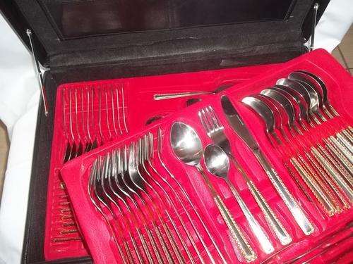 COMPLETE 72 PIECE CUTLERY SET INCLUDING SERVERS, LADLES, CAKE LIFTER AND MUCH MORE