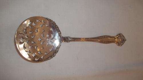 RARE ANTIQUE PRE 1898 - "1847 ROGERS BROTHERS" SILVER PLATED TOMATO / FRUIT SPOON: A RARE FIND