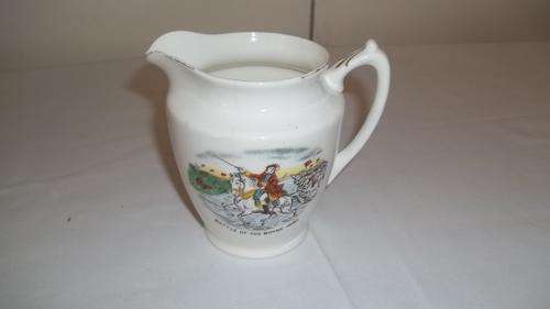 VERY RARE ANTIQUE BATTLE OF BOYNE COMMEMORATIVE JUG - ABOUT 100 YEARS OLD