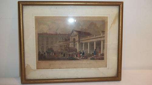 BEAUTIFUL PRINT DEPICTING THE NORTHWEST FAÃADE OF THE NEW COVENT GARDEN MARKET