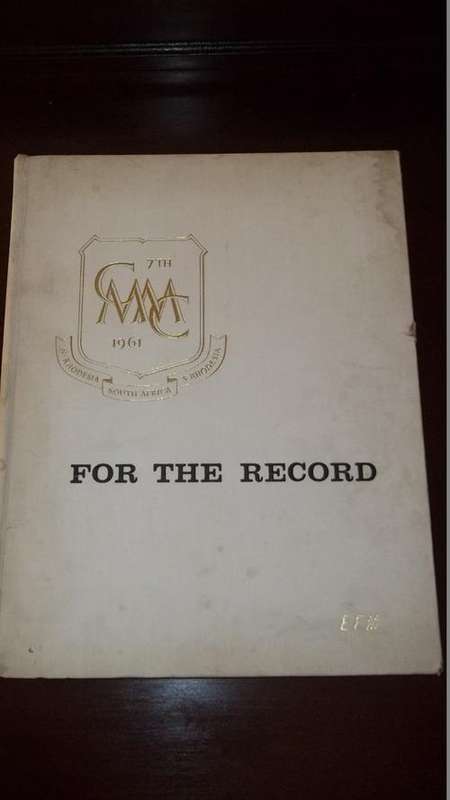 LIMITED EDITION (NO. 435 OF 800) 1961 - 7th COMMONWEALTH MINING AND METALLURGICAL CONGRESS BOOK