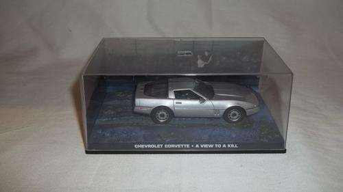 COLLECTABLE JAMES BOND MOVIE CARS - CHEVROLET CORVETTE FROM A VIEW TO A KILL
