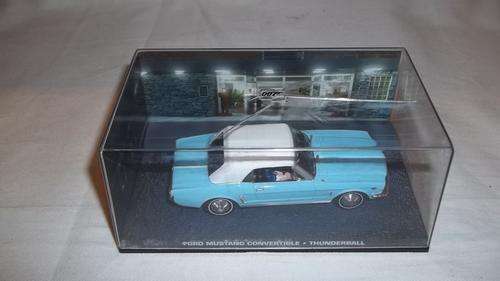 COLLECTABLE JAMES BOND MOVIE CARS - FORD MUSTANG CONVERTIBLE FROM THUNDERBALL