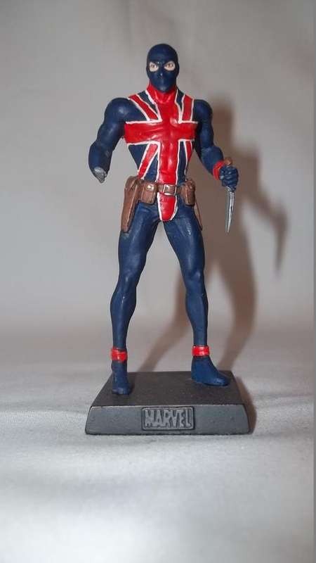AWESOME COLLECTABLE MARVEL COMICS "UNION JACK" DIE CAST ACTION MAN