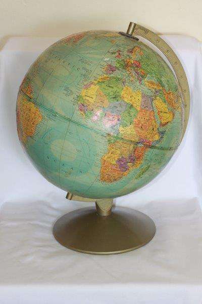 A STUNNING OLD REPLOGLE WORLD GLOBE IN GREAT CONDITION FOR THE AGE! AWESOME & HIGHLY COLLECTABLE...