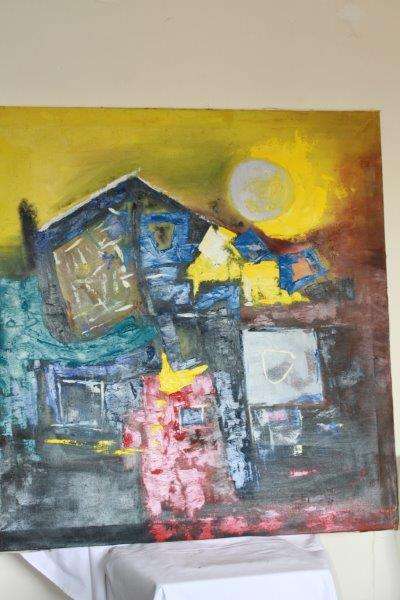 AWESOME ORIGINAL 'AFRICAN' ABSTRACT OIL PAINTING ON CANVAS! VERY BEAUTIFUL AND SELLING FOR A BARGAIN