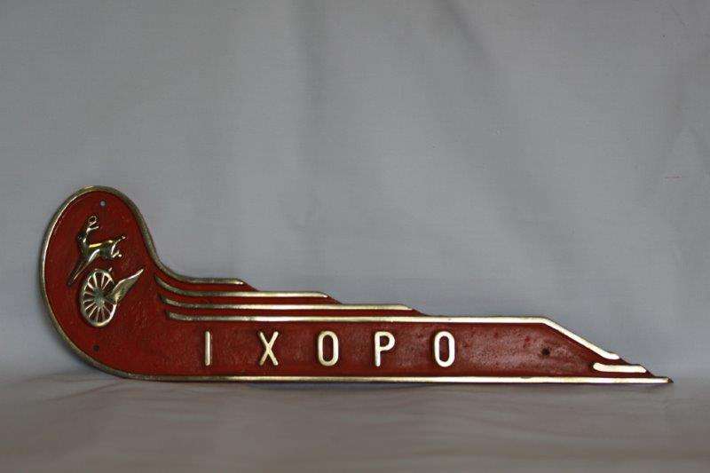 WOW!!! AN AWESOME SOLID BRASS SOUTH AFRICAN RAILWAY IXOPO TRAIN STATION PLATE!!! WOW!!!