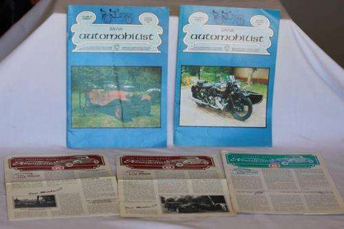 FIVE VINTAGE MOTORING MAGS... AUTOMOBILIST & PISTON RING! SHOULD BE INTERESTING READING!
