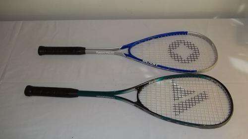 TWO FANTASTIC SQUASH RACQUETS (A SPALDING BLAST & A PRO KENNEX TERMINATOR)