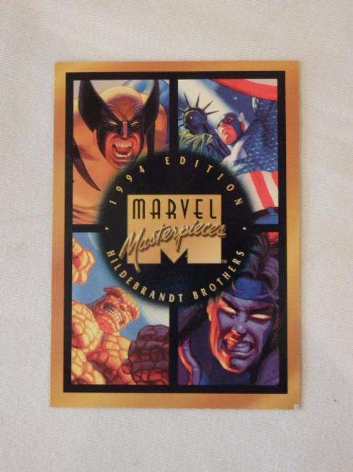 AN AMAZING COLLECTION OF NINE MARVEL COMICS SUPERHERO TRADING CARDS