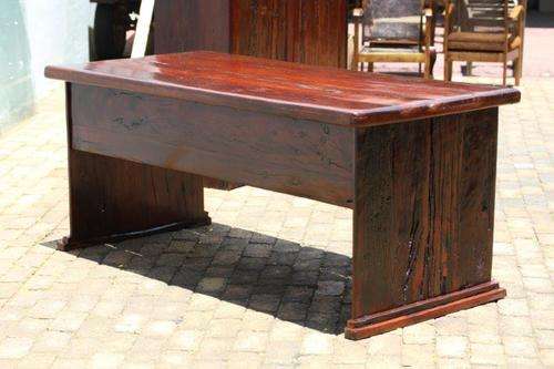 SOLID SLEEPER-WOOD DESK / TABLE!!! THIS IS STUNNING, SOLID FURNITURE....