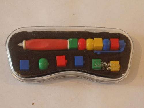 AN AMAZING AND VERY COLLECTABLE "LEGO" PEN WITH INTERCHANGEABLE BLOCKS