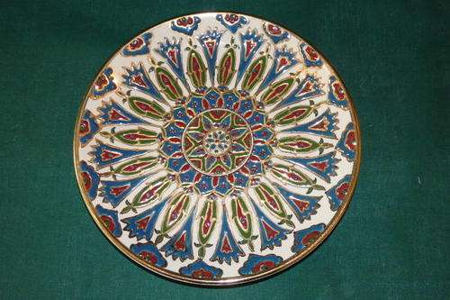 A SUPERB ORIGINAL "KERAMIKO" NASSOS RODOS-HELLAS PORCELAIN HAND PAINTED COLLECTORS PLATE