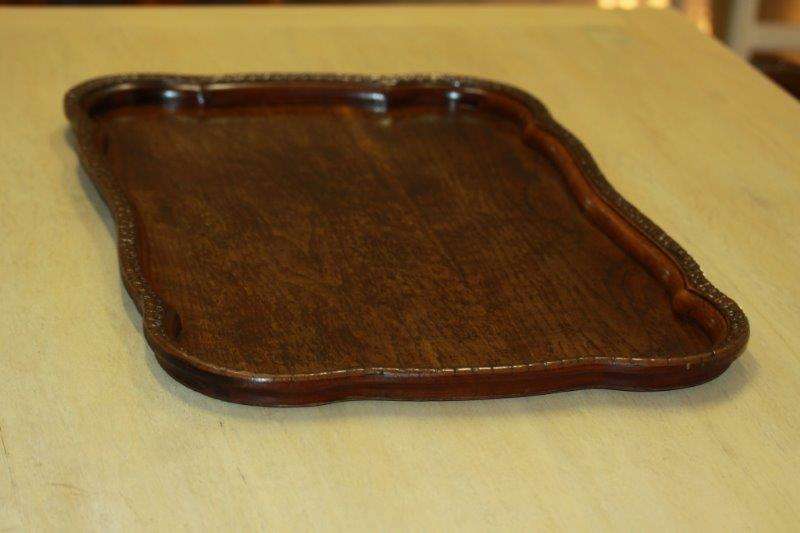 A SPECTACULA LARGE VINTAGE CARVED TRAY IN EXCELLENT CONDITION!!! UNIQUE & BEAUTIFUL!!!