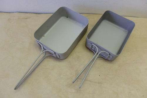 AN AWESOME SADF (PRE 1994) "JAGER RAND 1971" 2-IN-1 DIXIE PAN SET IN EXCELLENT CONDITION