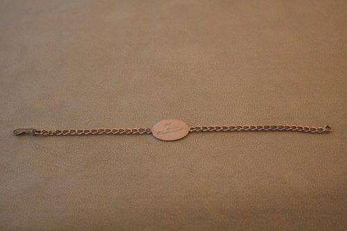 A GORGEOUS SOLID 9ct GOLD LADIES BRACELET CHAIN - 6.28 grams, 200mm long. A BARGAIN!!!