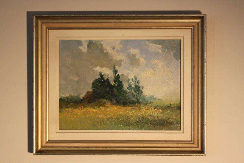 A STUNNING ORIGINAL LANG (i think michael lang) OIL PAINTING IN A STUNNING FRAME! BEAUTIFUL ART!