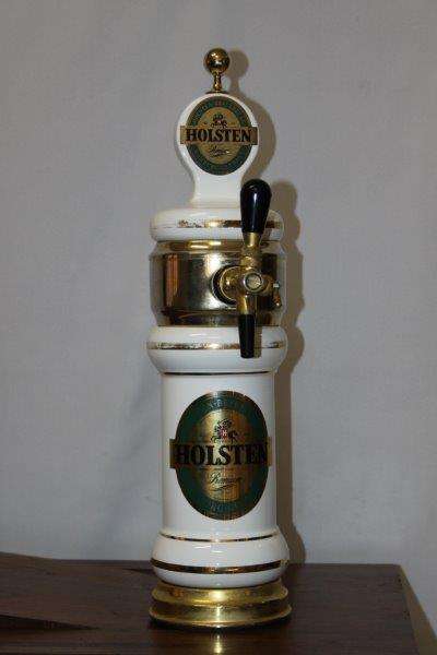 A STUNNING PORCELAIN HOLSTEN DRAUGHT BEER TAP IN EXCELLENT CONDITION!!! MADE IN ITALY BY CELLI!!!