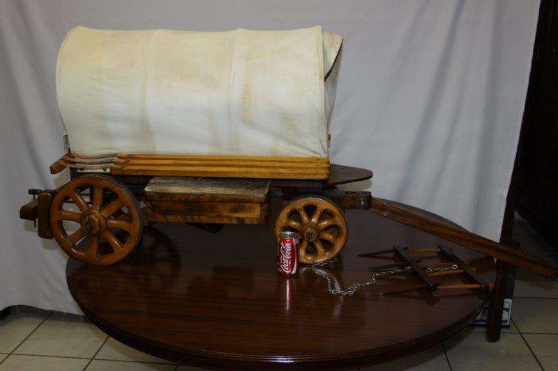 WOW!!! THE LARGEST OX WAGON I HAVE EVER LISTED & MADE FROM YELLOW WOOD!!! STUNNING CRAFTMANSHIP!!!