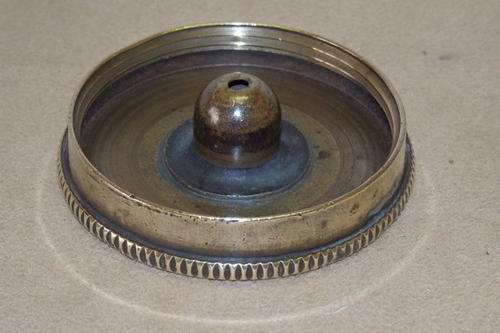 AN AMAZING ANTIQUE SOLID BRASS "VINTAGE CAR" PETROL (GAS) SCREW-ON CAP