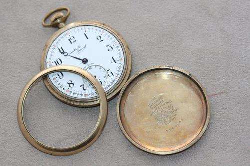 A STUNNING VERY RARE ANTIQUE ILLINOIS WATCH Co 'SANTA FE SPECIAL' POCKET WATCH circa 1917!!!
