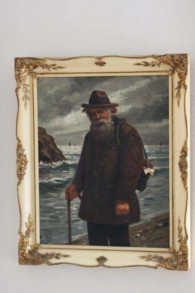 AN AMAZING ORIGINAL SIGNED R.LANZI FRAMED OIL PAINTING!!! THE FRAME IS EXQUISITE AS WELL!!!