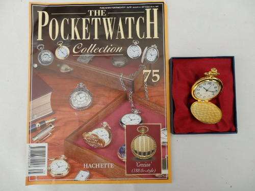 A STUNNING BOXED "THE POCKET WATCH COLLECTION" BY HACHETTE "GRECIAN" POCKET WATCH
