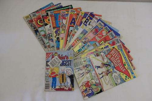 AN AWESOME COLLECTION OF 15 ARCHIE COMIC BOOKS INCLUDING LITTLE ARCHIE, ARCHIE AND ARCHIE PEP