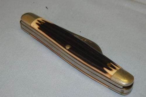 A FANTASTIC AMERICAN MADE "QUEEN'S STEEL" #9 BY QUEEN CUTLERY COMPANY POCKET KNIFE