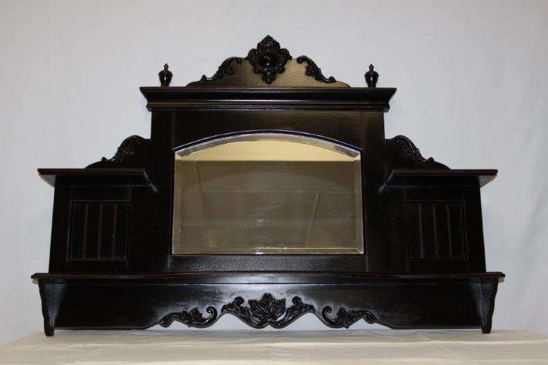 WOW!!! A GORGEOUS WALL MOUNT MANTEL PIECE MIRROR IN PRISTINE CONDITION!!!
