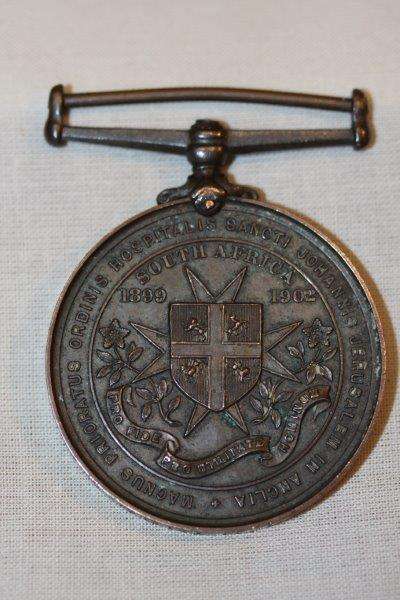 WOW!!! AN INCREDIBLY RARE 1899-1902 ANGLO BOER WAR ST JOHN'S AMBULANCE MEDAL! ONLY 1871 EVER ISSUED!
