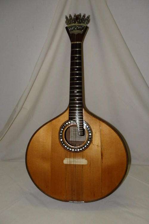 A SPECTACULAR RARE VINTAGE "GUITAR PORTUGUES" (PORTUGUESE) FADO GUITAR IN BEAUTIFUL CONDITION