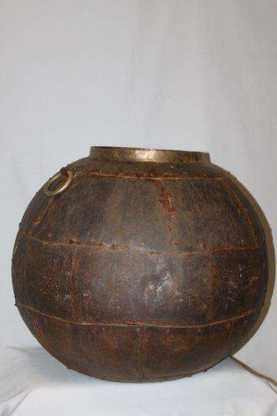 A MAGNIFICENT HUGE ANTIQUE SOMALI COOKING POT w TONS OF CHARACTER IN GREAT CONDITION FOR THE AGE!!!