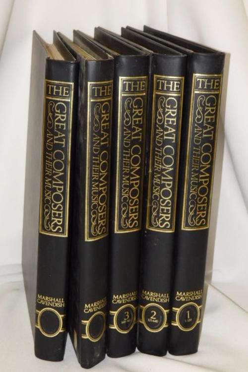 FIVE SUPERB VOLUMES (65 BOOKS) OF MARSHALL CAVENDISH'S "THE GREAT COMPOSERS AND THEIR MUSIC" bid/vol