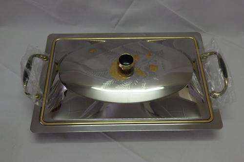 AN INCREDIBLE (UNUSED) ITALIAN MADE MGM STAINLESS STEEL (INOX 18/10) LIDDED TUREEN