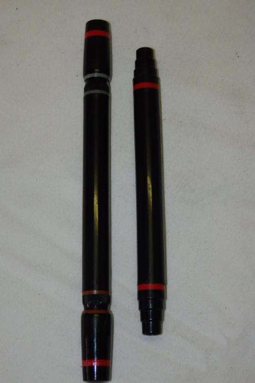 AN AWESOME GERMAN MADE ROTRING "VARIANT" DOUBLE SIDED REFILLABLE PEN AND REFILL HOLDER SET