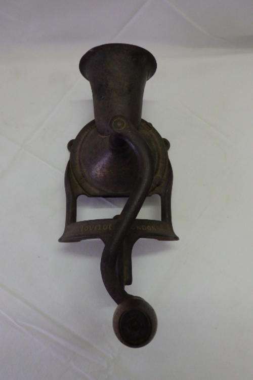 AN AMAZING AND VERY RARE ANTIQUE (circa EARLY 1900's) VICTORIAN ERA LOVELOCK NO. 3 COFFEE GRINDER
