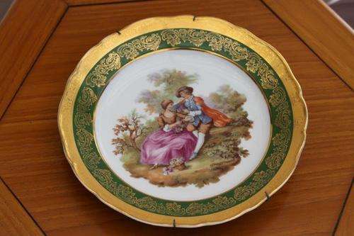 A BEAUTIFUL & SCARCE LIMOGES OF FRANCE COLLECTABLE PORCELAIN WALL PLATE IN FANTASTIC CONDITION!