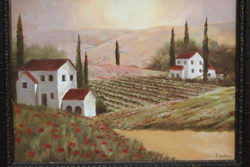 A STUNNING LGE ORIGINAL SIGNED ROSEMARY HACKING OIL PAINTING IN A MAGNIFICENT FRAME! INVESTMENT ART!