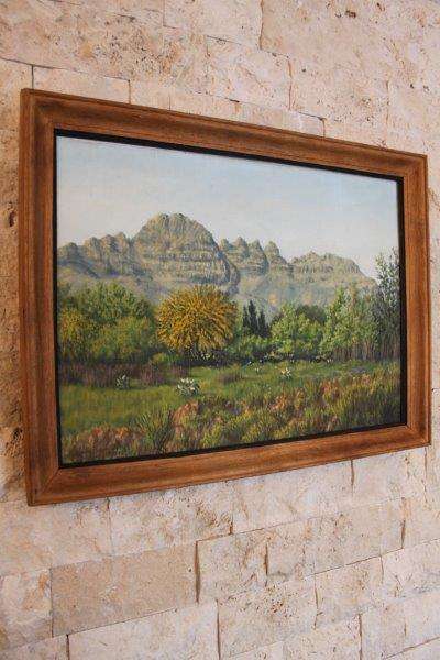 GORGEOUS ORIGINAL c1946 JIMMY BOONZAIER OIL PAINTING c/w SOLID WOOD FRAME! INVESTMENT ART!!!