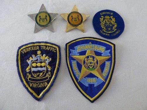 A FANTASTIC COLLECTION OF ASSORTED SA TRAFFIC INSIGNIA AND BADGES TO ADD TO YOUR OWN COLLECTION!!!