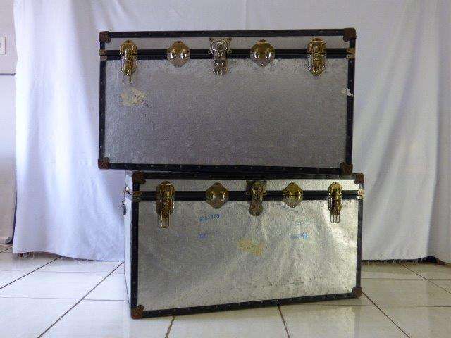 TWO STUNNING, LARGE STORAGE/TRAVELLING TRUNKS, LOADS OF SPACE INSIDE!!!