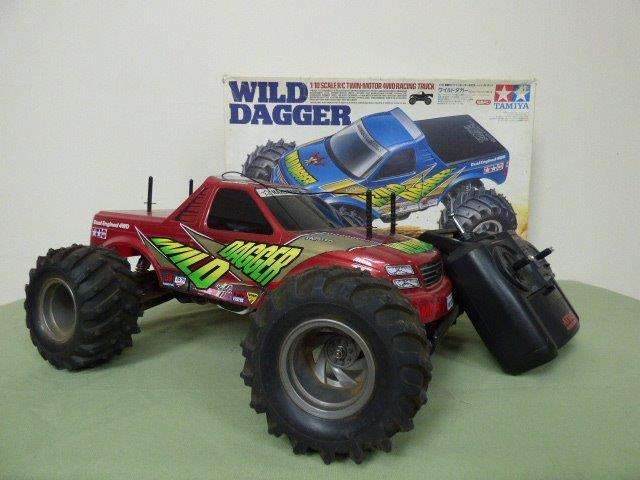 AN AWESOME TAMIYA WILD DAGGER REMOTE CONTROLLED TRUCK, STUNNING AND FAST!!!