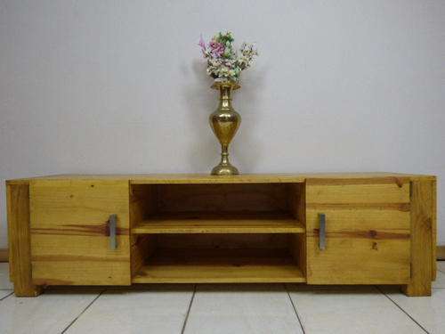 A STUNNING & VERY STYLISH PINE TV STAND WITH PLACE FOR YOUR ENTERTAINMENT CENTRE & CUPBOARDS!!