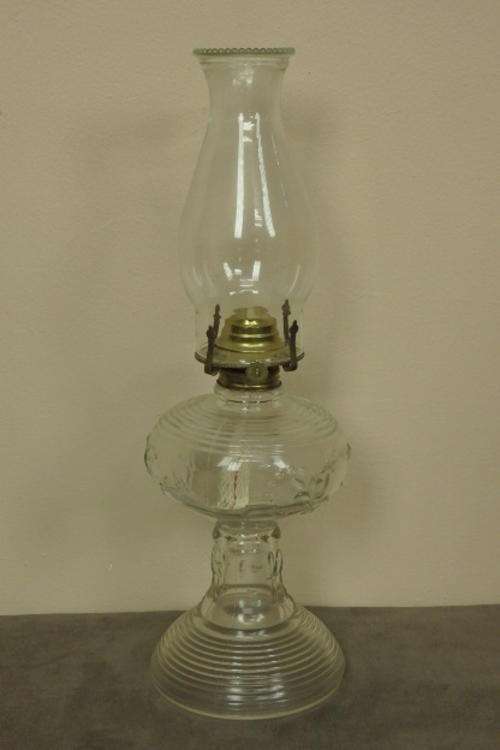 AN AWESOME VINTAGE (455mm TALL) GLASS PARAFFIN LANTERN IN SUPERB CONDITION