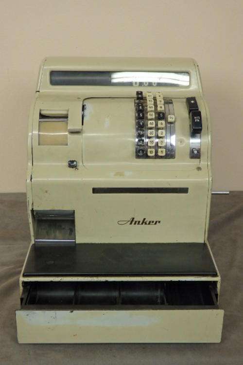 A WONDERFUL VINTAGE "WEST GERMAN" MADE ANKER ORNAMENTAL ELECTRIC TILL/ CASH REGISTER