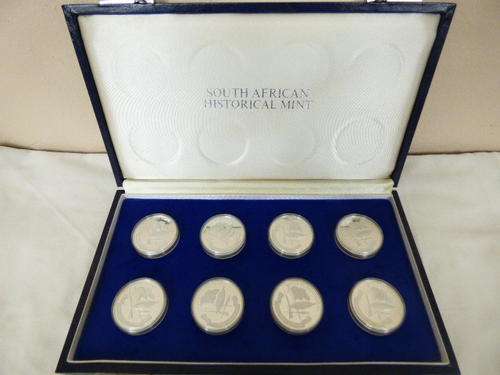 A STUNNING ZULU WAR CENTENARY MEDALLION SET 1879 -1979. 192g STERLING SILVER! EXCELLENT INVESTMENT!!