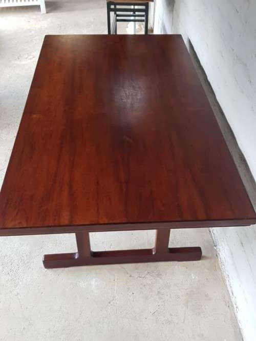 A stylish vintage Scandinavian mid-century modern classic 8-seater dining table