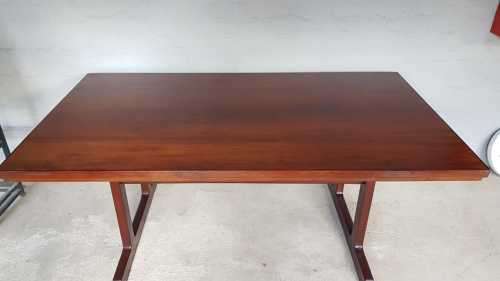 A stylish vintage Scandinavian mid-century modern classic 8-seater dining table